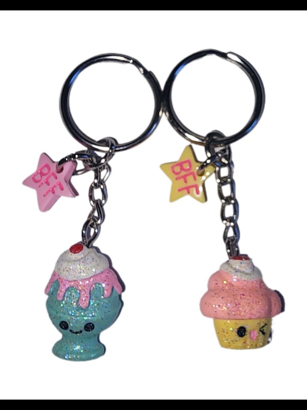 10/$10 - Cupcake & Sundae BFF Keychains